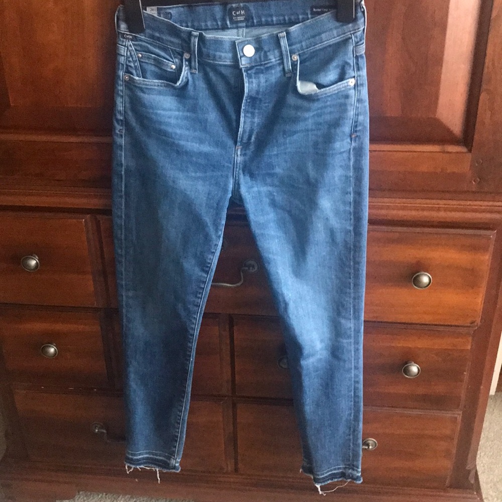 C. of Humanity Rocket Crop High Rise Skinny Jeans